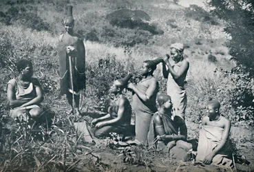 Peinado de chicas zulúes, 1912