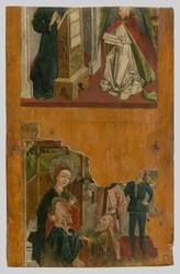 Anunciación, Adoración - lado 1, Virgen Dolorosa