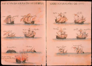 Flota portuguesa bajo Cabral 1500
