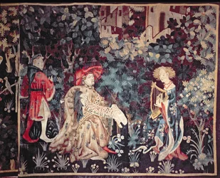 El Concierto, Tapiz de Arras, 1420