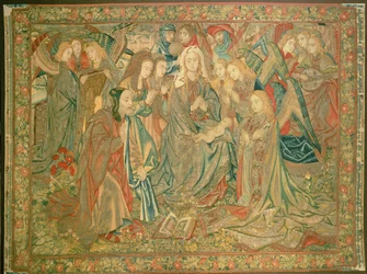 Adoración del Niño Jesús (Tapiz)