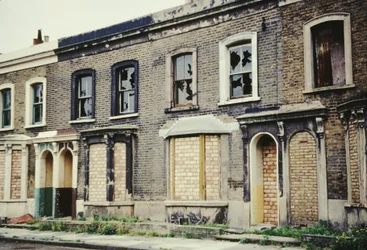 Casas tapiadas, Camberwell, 1967