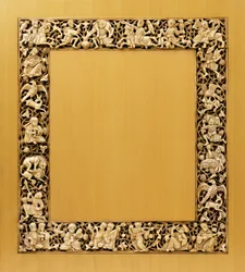 Placa de marfil tallada de Fatimid, Egipto