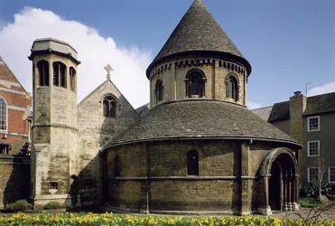 Iglesia del Santo Sepulcro, Escuela Inglesa (siglo XII), Cambridge, Reino Unido