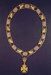 Collar de Honor, oro y esmalte, presentado al Duque de Wellington (1769-1852), por Jorge IV, c.1825