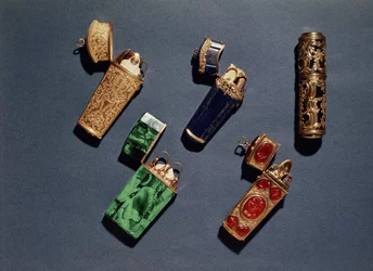 Colección de estuches franceses, ingleses y alemanes