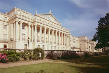 Terraza Cumberland 1827-28, diseñada por John Nash, Regents Park, Londres, Reino Unido
