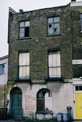 Casa abandonada, Camden Town, 1967