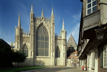 Vista exterior de la Catedral de York, Yorkshire
