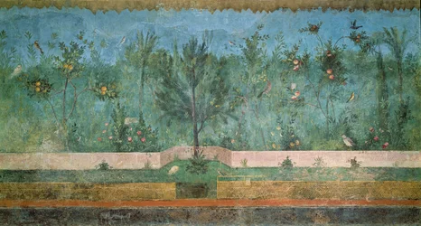 Pinturas de jardín de la llamada Villa de Livia, Primaporta, Roma, c.20 a.C.
