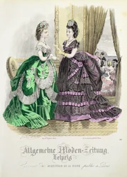 Modas alemanas de Leipzig de Moniteur de la Mode