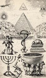 Símbolos de los altos grados, de «The Freemason» de Eugen Lennhoff, publicado en 1932