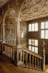Knole House c.1610, La Escalera, Sevenoaks, Kent, Reino Unido