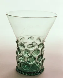 Vaso Krautstrunk Waldglas, c.1600, grabado fechado en 1626