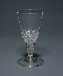 Copa de vidrio de plomo: Facon de Venise, c.1680