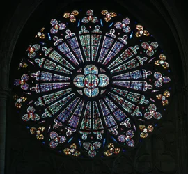 Rosetón Norte, siglo XIV