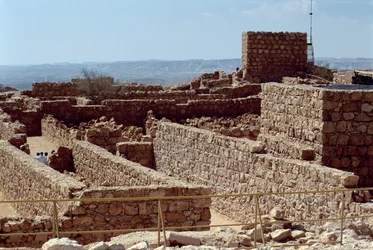 Restos del palacio fortaleza, construido por Herodes el Grande (73-4 a.C.) c.37-31 a.C.