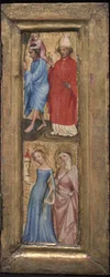 San Cristóbal y San Erasmo, Santa Bárbara y otra santa