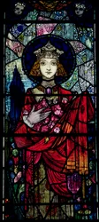 Santa Isabel de Hungría, por Harry Clarke de Dublín (1889-1931)