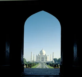 Taj Mahal, Agra, construido en 1647