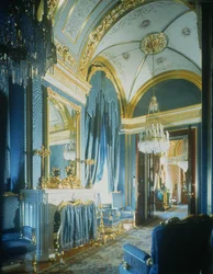 El Dormitorio del Zar en los Apartamentos Privados del Gran Palacio del Kremlin