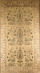 Alfombra de terciopelo, Moghul, período de Shah Jahan, 1628-58