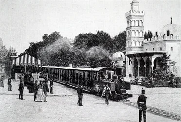 Una locomotora Decauville