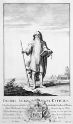 Un druida (grabado)