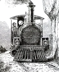 Un freno de conducción de locomotora