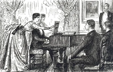 Una velada musical en casa.