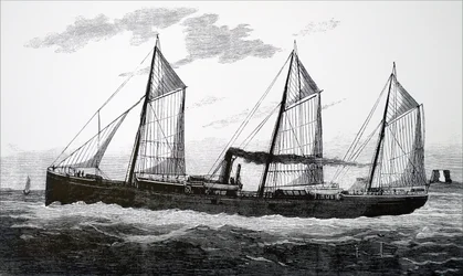 Un barco refrigerado