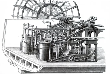 Un motor de palanca deslizante