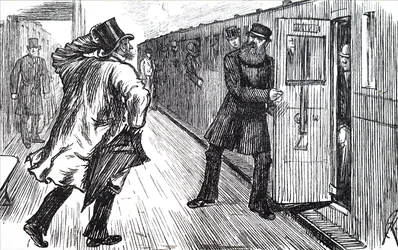 Un guardia de tren