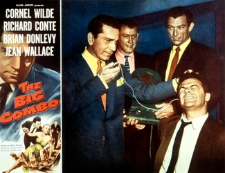 Cartel de la película The Big Combo de Joseph Lewis con Cornel Wilde, Richard Conte, Brian Donlevy y Jean Wallace 1955