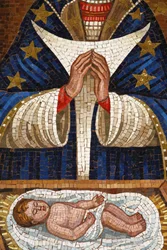 Basílica de la Anunciación: Virgen eslovena, Nazaret, Israel