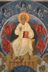 Apocalipsis. Iglesia ortodoxa de Saint-Antoine-le-Grand Saint-Laurent-en-Royans Francia