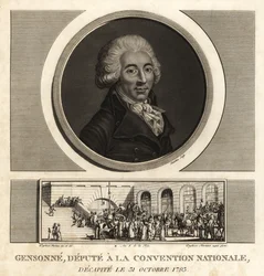 Armand Gensonné (1758-1793), político francés y Diputado de la Convención