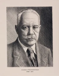 Arnold Sommerfeld, físico alemán, c. 1930