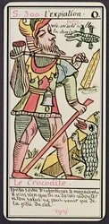 Expiación, carta del tarot, francés