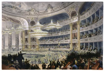 Bal en París, c.1870 (litografía)