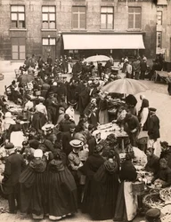 Mercado de pescado belga