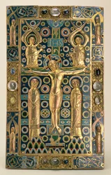 Cubierta de libro, Limoges, principios del siglo XIII