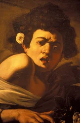 Joven mordido por un lagarto (detalle)