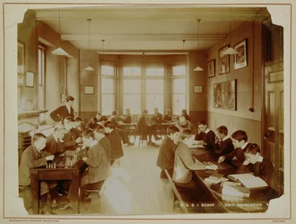 Sala de Recreación de Niños en la Institución de Sordos y Mudos, Derby