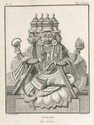 Brahma, el dios creador hindú