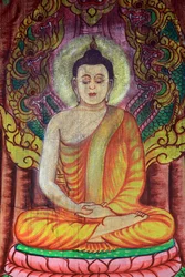 Jueves de Buda. Wat Simuong. Wat Si Muang. Vientiane, Laos
