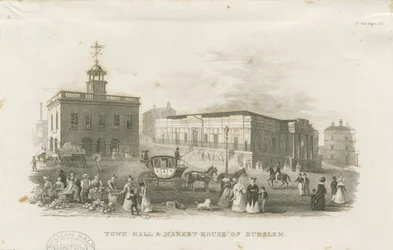 Burslem - Ayuntamiento y Mercado