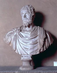 Busto de Septimio Severo, romano