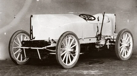 Coche de motor de 80 hp Mors de C S Rolls, récord