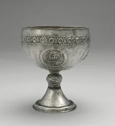 Cáliz del Tesoro de Beth Misona, Constantinopla o Siria, c.500-700
